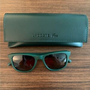 Lacoste Dark Green Eyewear with Case